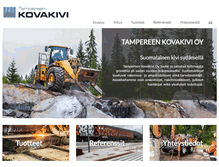 Tablet Screenshot of kovakivi.fi